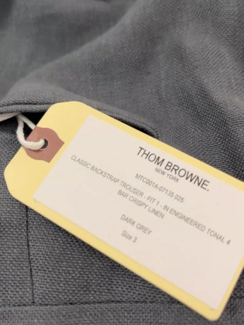Thom Browne Thom Browne size3 Four-dotted grey trousers Size 36R - 5 Thumbnail