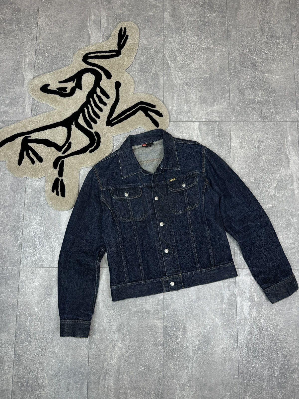 Diesel × Vintage Women’s Vintage Diesel Denim jacket bombers y2k rare Size L / US 10 / IT 46 - 1 Thumbnail