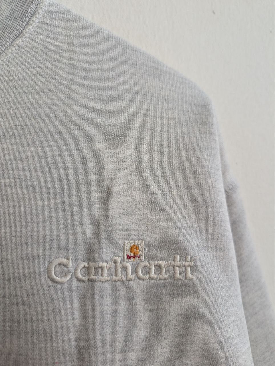 Carhartt CARHATT embroidered logo sweatshirts pullover Size US XL / EU 56 / 4 - 3 Thumbnail