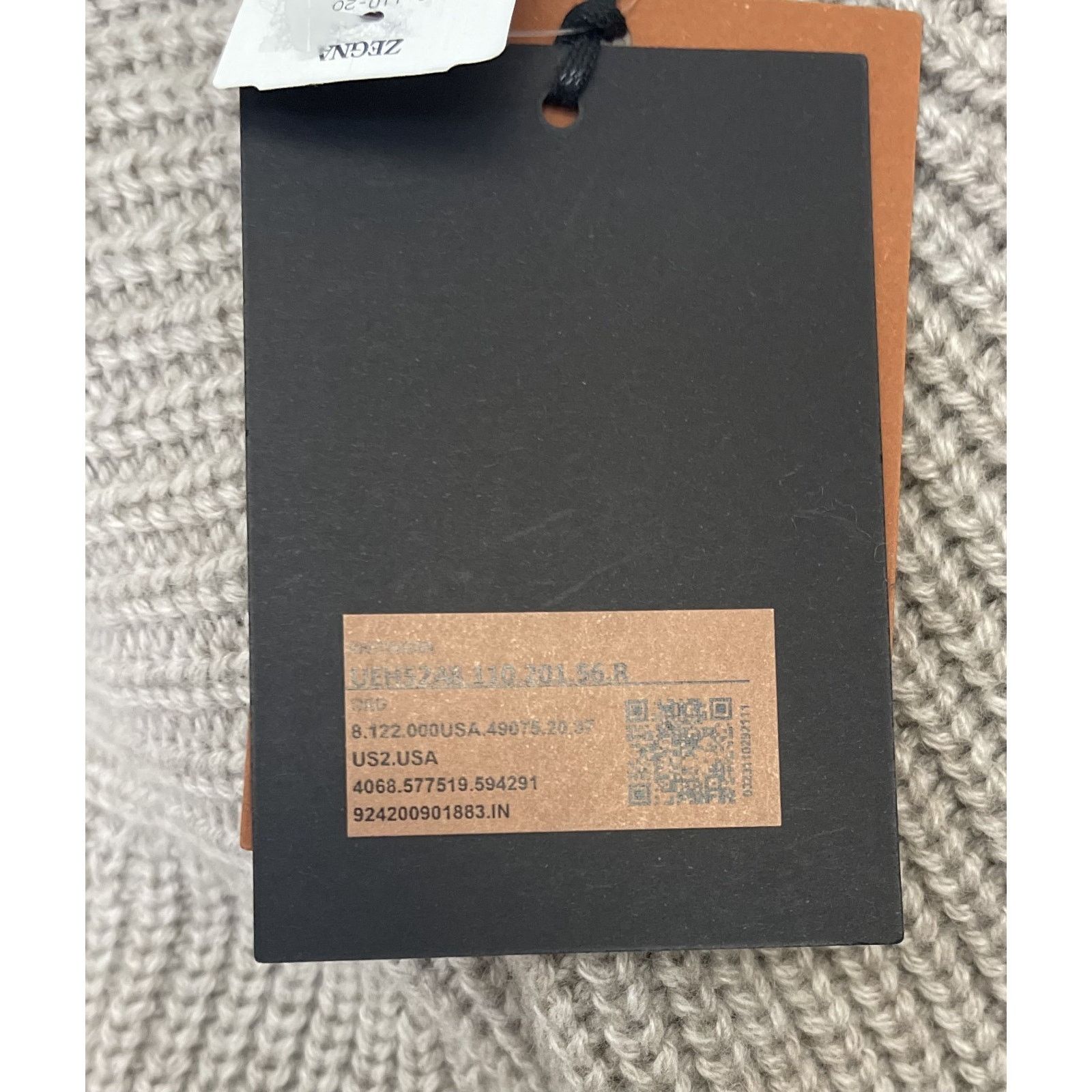 Ermenegildo Zegna $3,250 NWT Ermenegildo ZEGNA Brown Cashmere Sweater 54(XL) Size US XL / EU 56 / 4 - 7 Thumbnail