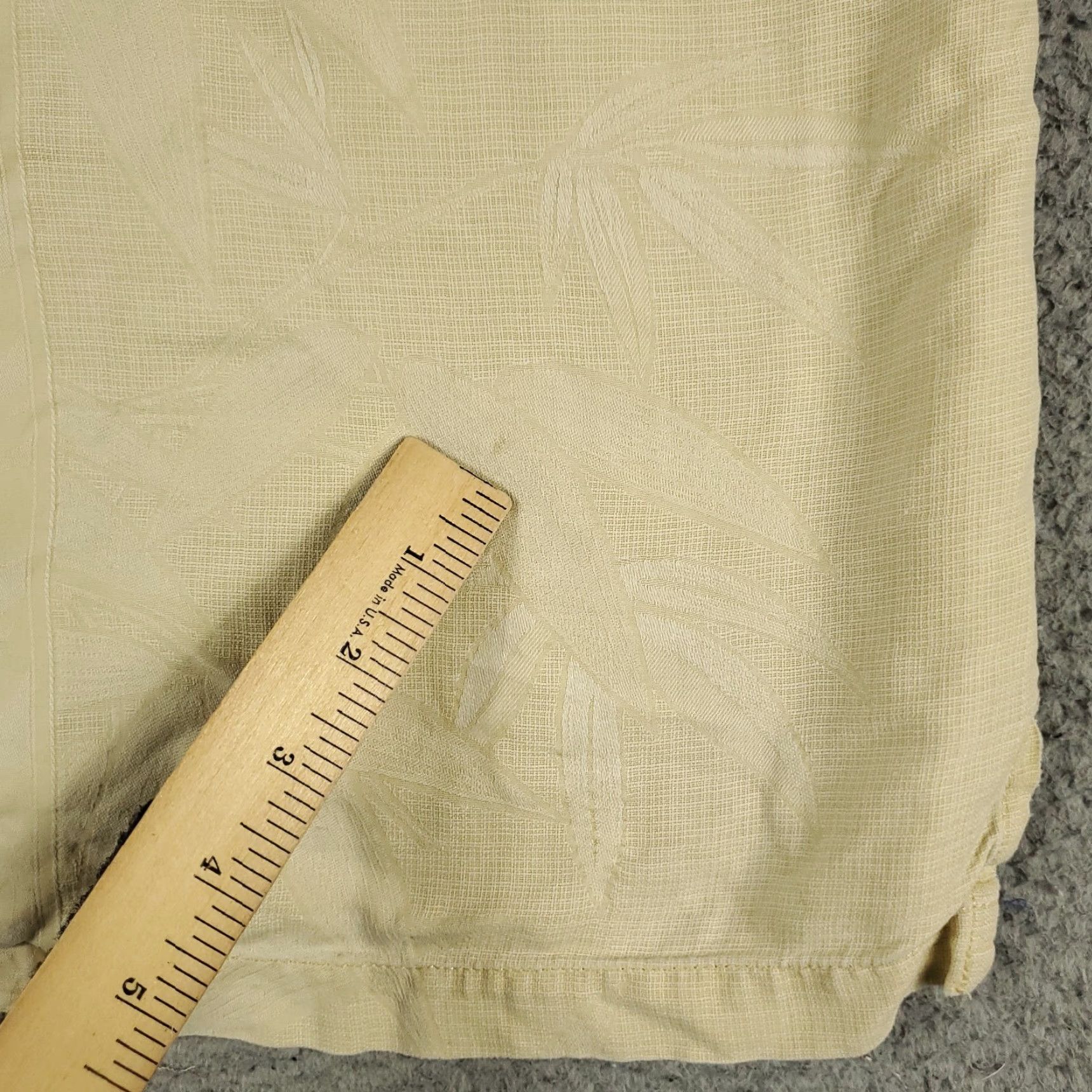 Tommy Bahama Tommy Bahama Shirt Mens Medium Yellow Hawaiian Short Sleeve Silk Button-Up Collared Aloha Beach Classic Modern Mens Size US M / EU 48-50 / 2 - 4 Thumbnail