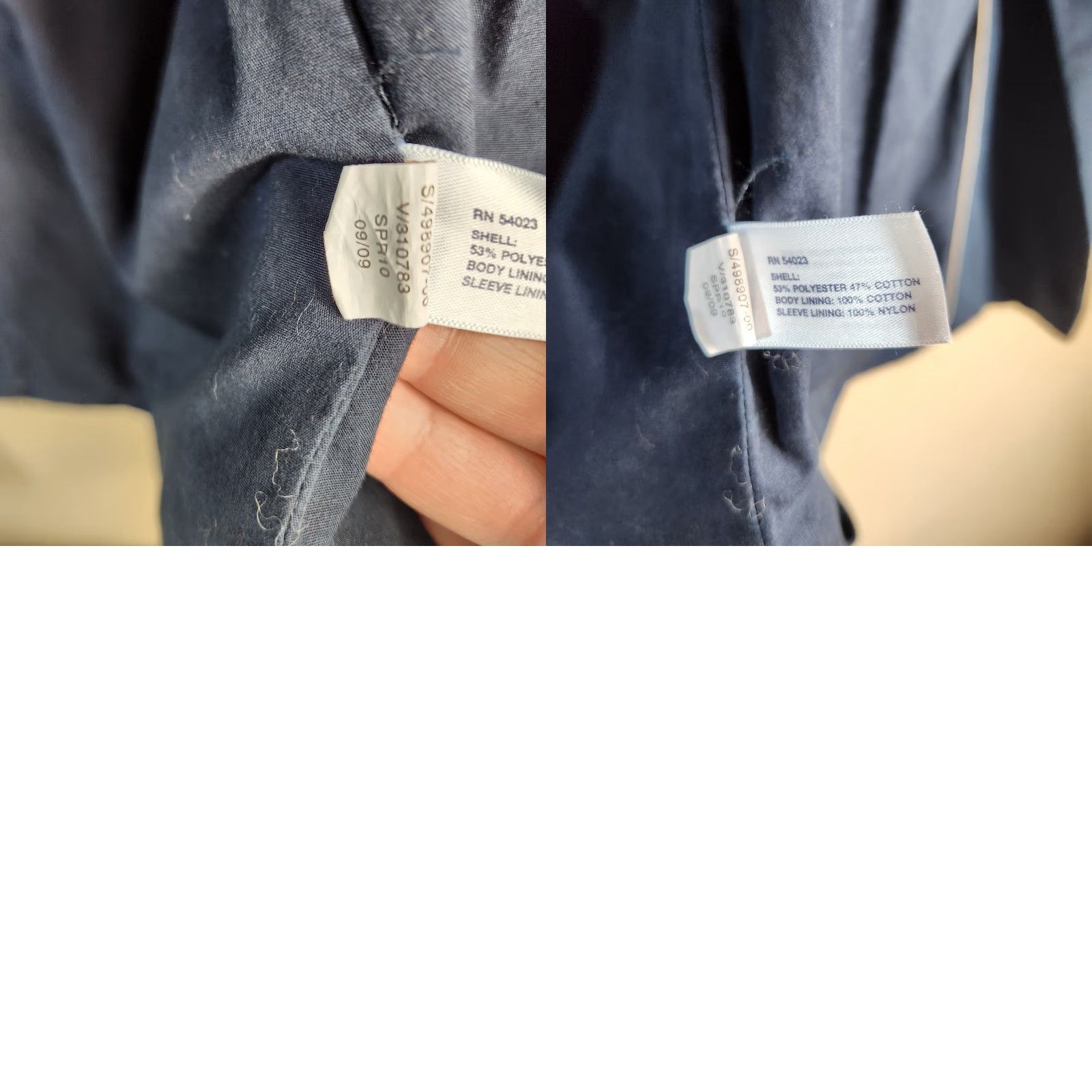 Gap Gap Womens M Navy Snap Front Utility Lightweight Double Breasted Jacket Shirt (Jacket) Mens? Size M / US 6-8 / IT 42-44 - 8 Thumbnail