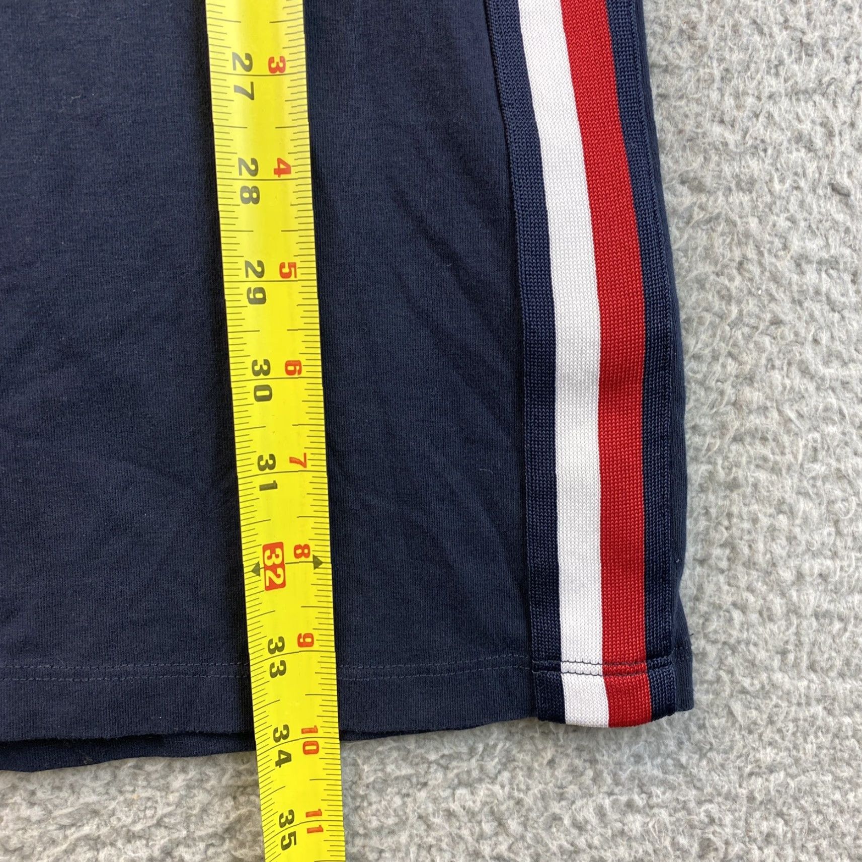 Tommy Hilfiger Tommy Hilfiger Women's Shirt Dress Small Navy Blue Side Stripes Cotton Blend Knit Short Sleeve Pullover Logo Casual Dresses Mens? Size S / US 4 / IT 40 - 7 Thumbnail