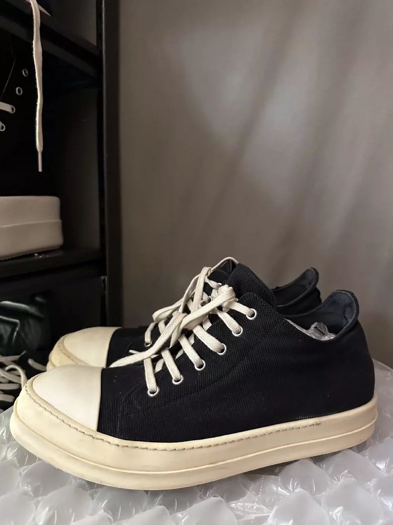 Rick Owens Rick Owens Low-Top Canvas Sneakers-yf Size US 10 / EU 43 - 1 Thumbnail