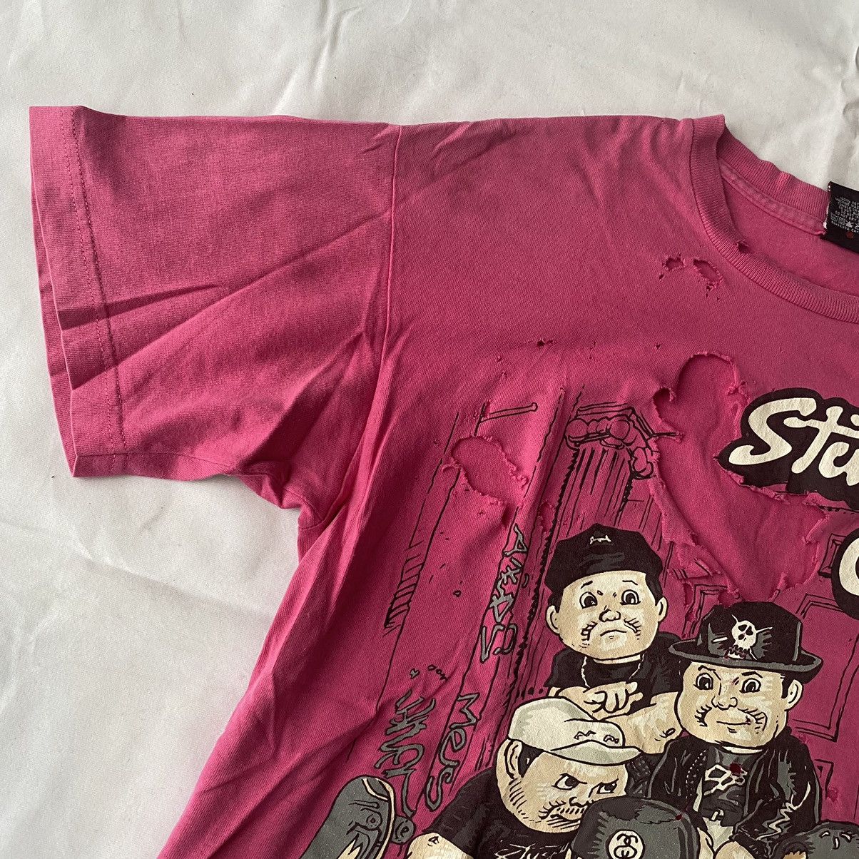 Stussy × Vintage Vintage Stussy x Pound Stu York Crew Distressed Tees Size US M / EU 48-50 / 2 - 4 Thumbnail