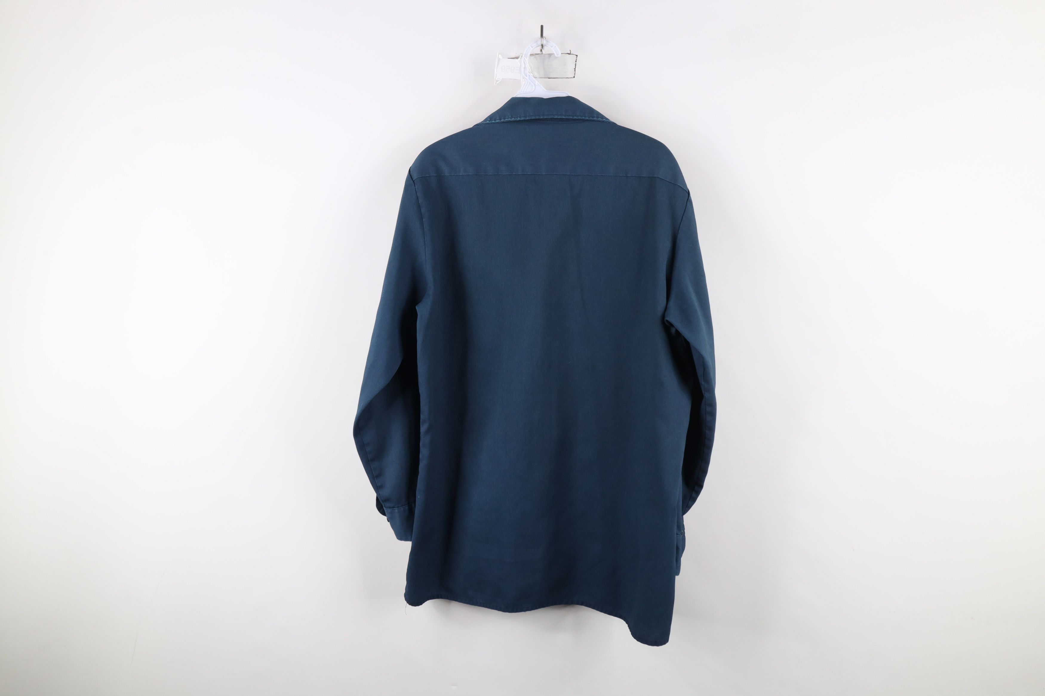 Dickies × Vintage Vintage 90s Dickies Workwear Button Shirt Blue USA Size US M / EU 48-50 / 2 - 10 Thumbnail