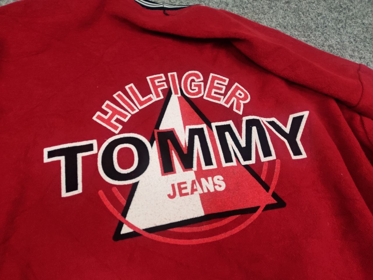 Tommy Hilfiger × Vintage Vintage Tommy Hilfiger Jeans USA Made Oversized Long Sleeve Size US XL / EU 56 / 4 - 11 Thumbnail