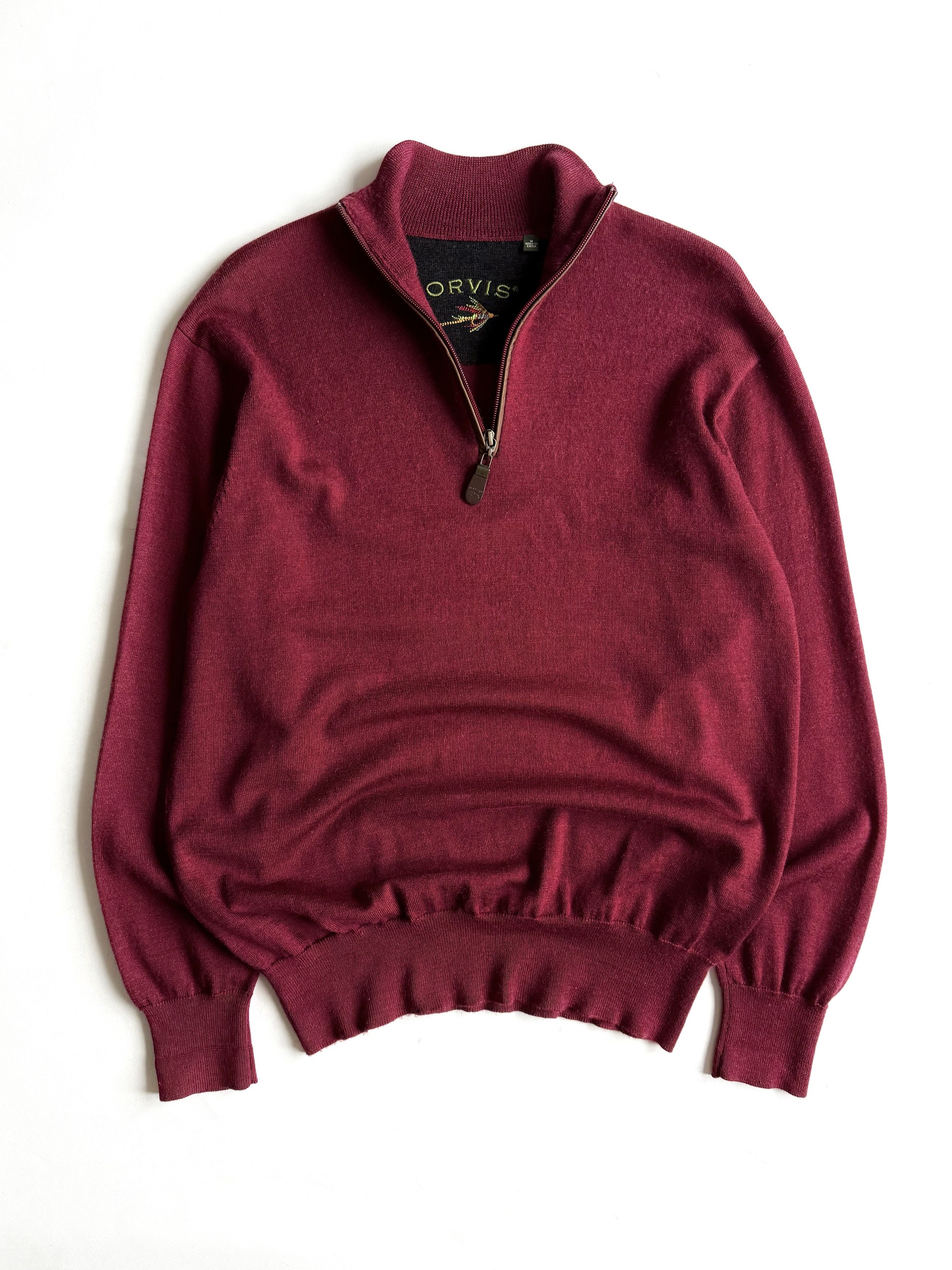 Orvis Men's Orvis Merino Quarter-Zip Sweater (M) Size US M / EU 48-50 / 2 - 1 Thumbnail