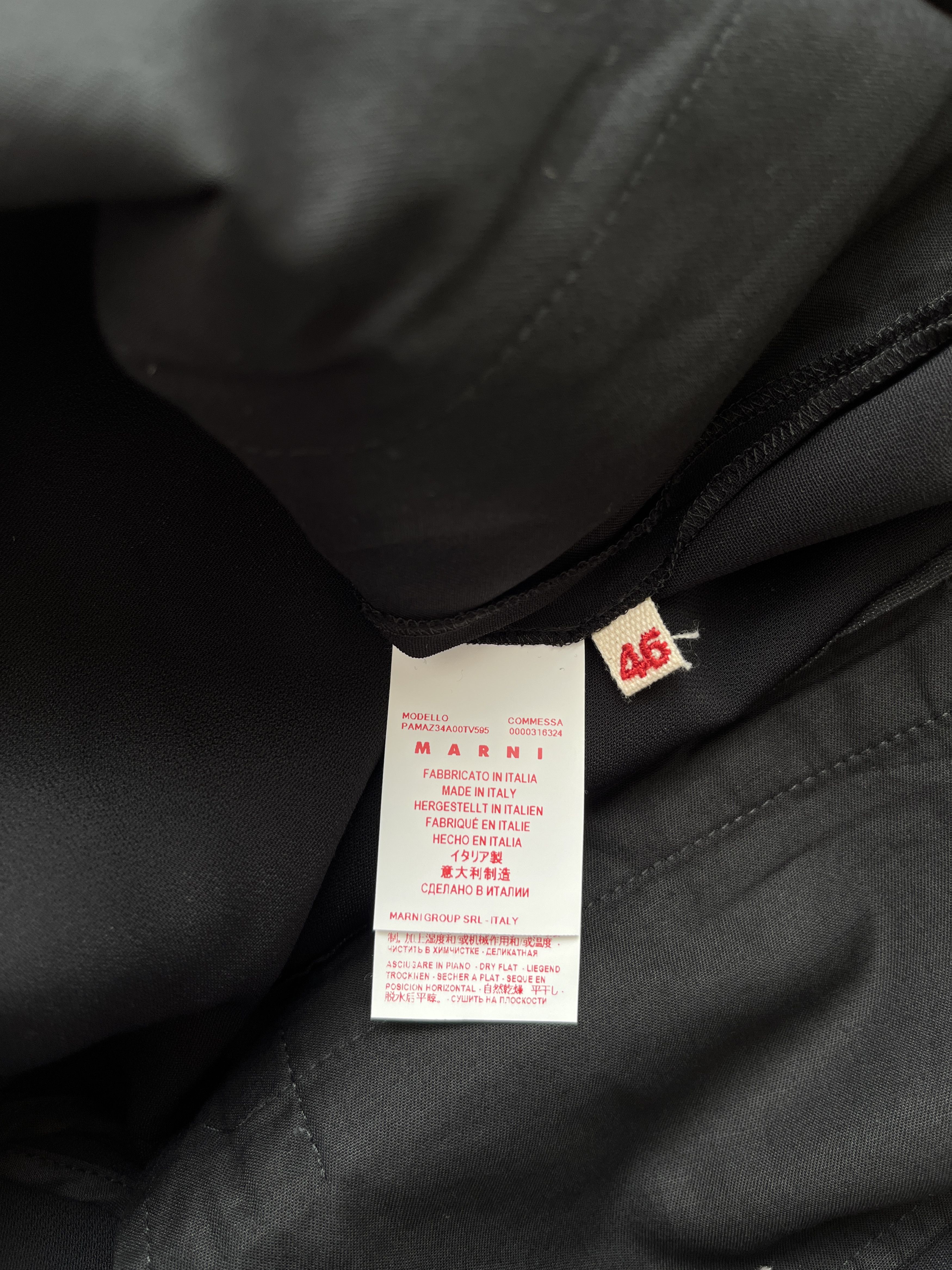 Marni ⚡️QUICK SALE⚡️Marni Black Trousers Pants Size 32" / US 10 / IT 46 - 4 Thumbnail