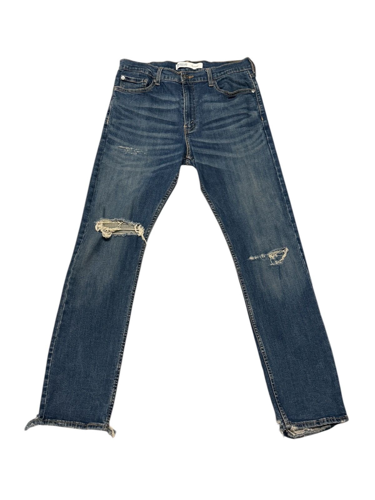 Levi's Levi’s S51 Straight Distressed Jeans (32x32) – Vintage Wash Size US 32 / EU 48 - 1 Thumbnail