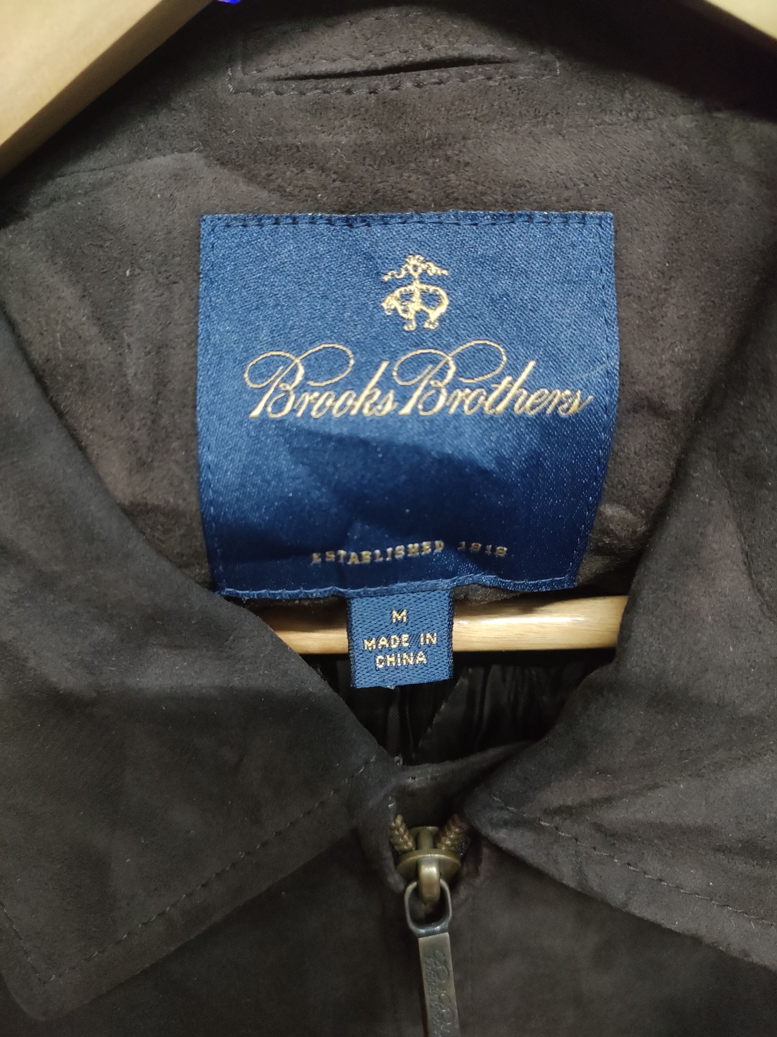 Brooks Brothers × Genuine Leather Brooks Brothers Suede Leather Jacket Size US M / EU 48-50 / 2 - 10 Thumbnail