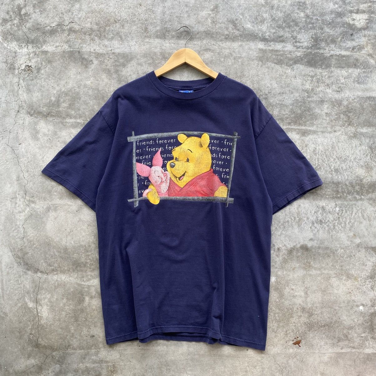 Cartoon Network × Vintage Vintage 90's Winnie The Pooh Tshirt (XL) Size US XL / EU 56 / 4 - 1 Thumbnail