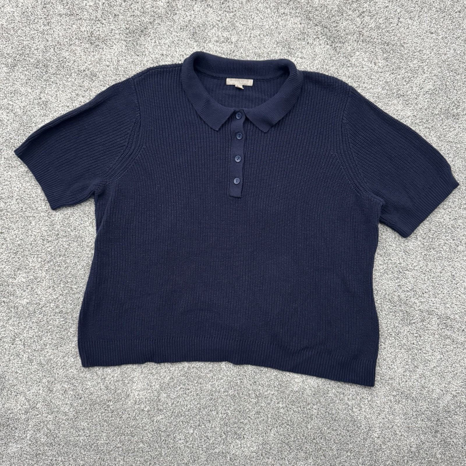 Other Woman Within Top Womens 2X Plus Preppy Ribbed Knit Layering Size XXL / US 16-18 / IT 52-54 - 1 Thumbnail