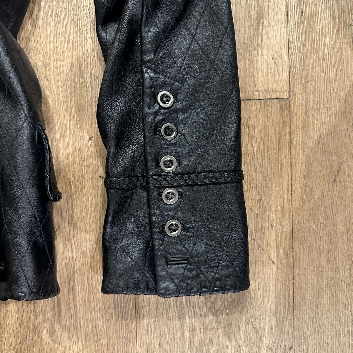 Yasuyuki Ishii Yasuyuki ishii Quilted Leather Napoleon Jacket AW12 Size US M / EU 48-50 / 2 - 7 Thumbnail