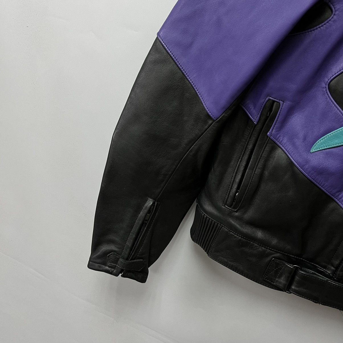 Leather iXS Motorcycle Leather Jacket Racing y2k Size M / US 6-8 / IT 42-44 - 4 Thumbnail