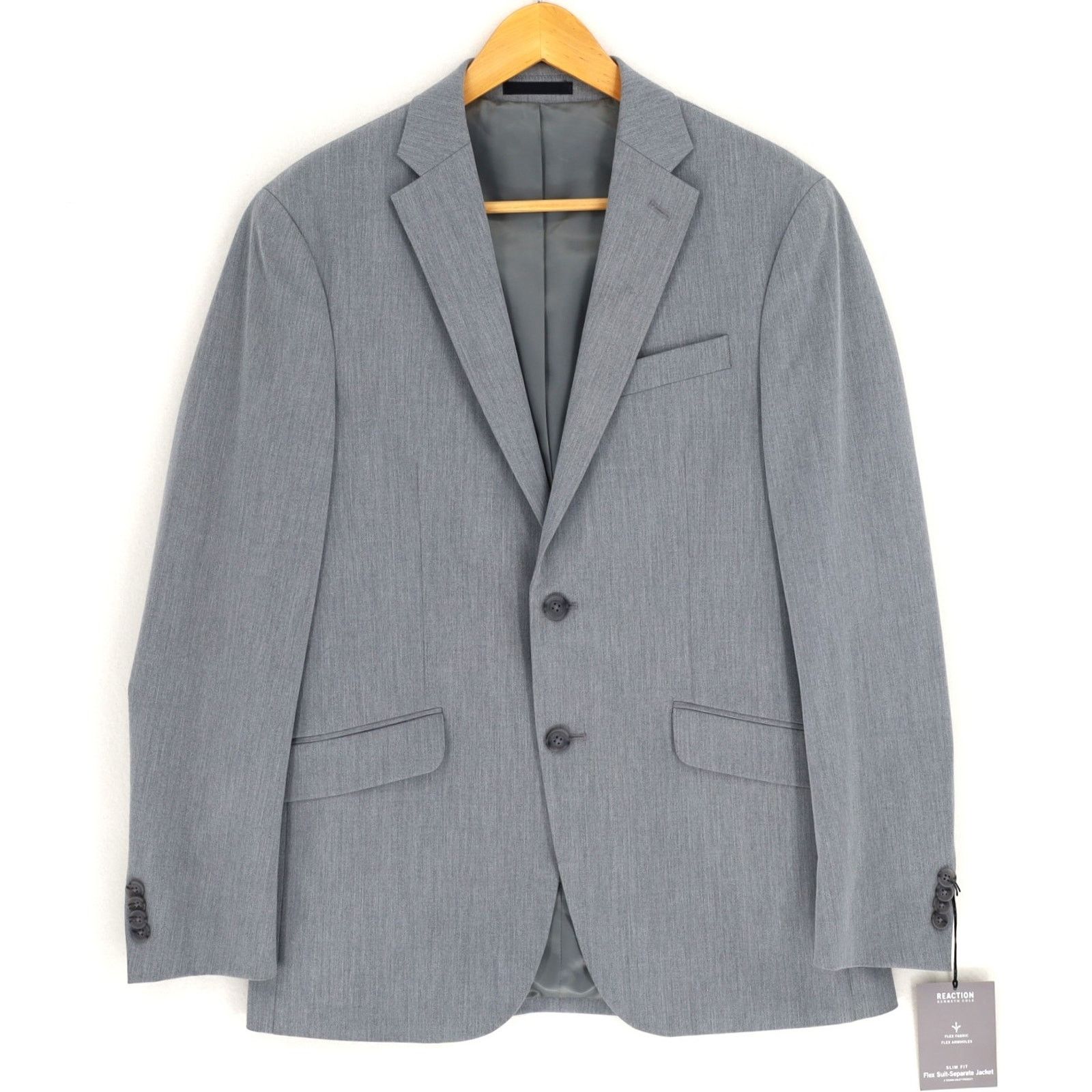 Kenneth Cole Kenneth Cole Reaction Men's Clooney Slim Blazer Size 38R Size 38R - 5 Thumbnail