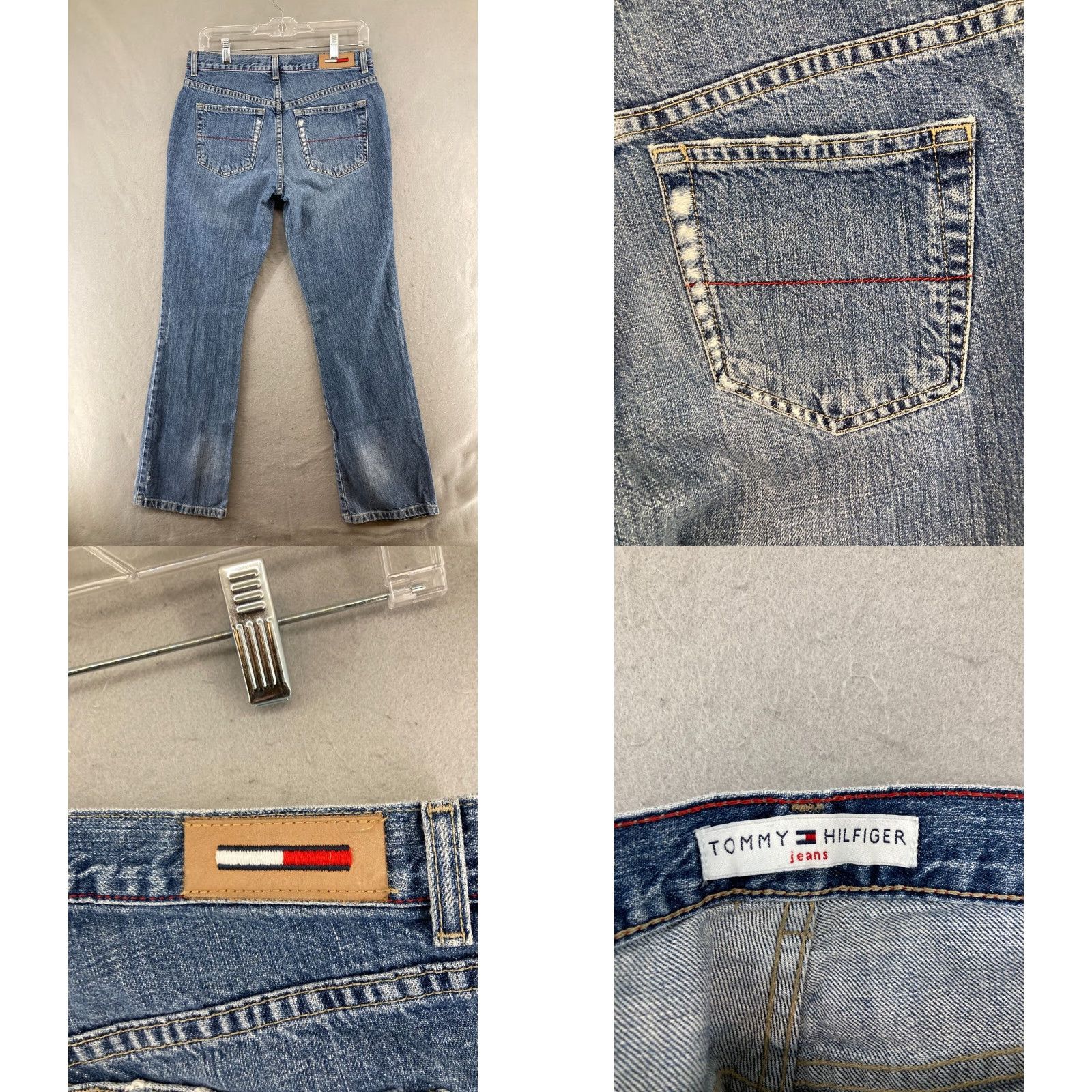 Tommy Hilfiger Tommy Hilfiger Womens Jeans 6 Hipster Bootcut Y2K Worn Weekend Size 28" / US 6 / IT 42 - 8 Thumbnail