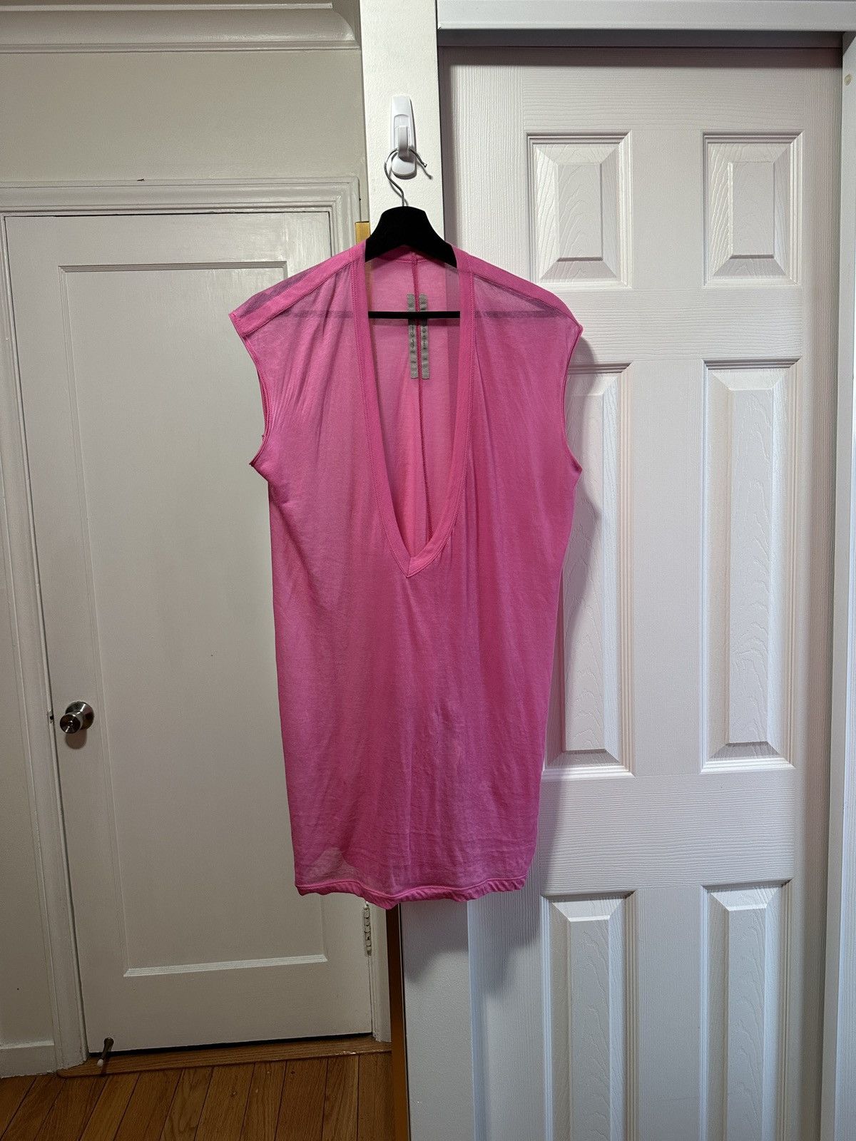 image of Rick Owens Ss23 Edfu Pink Dylan Top, Men's (Size Large)