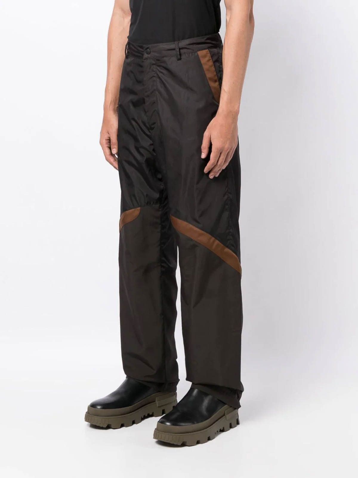 Moncler o1y0225 Casual Pant in Black/Brown Size US 34 / EU 50 - 2 Thumbnail