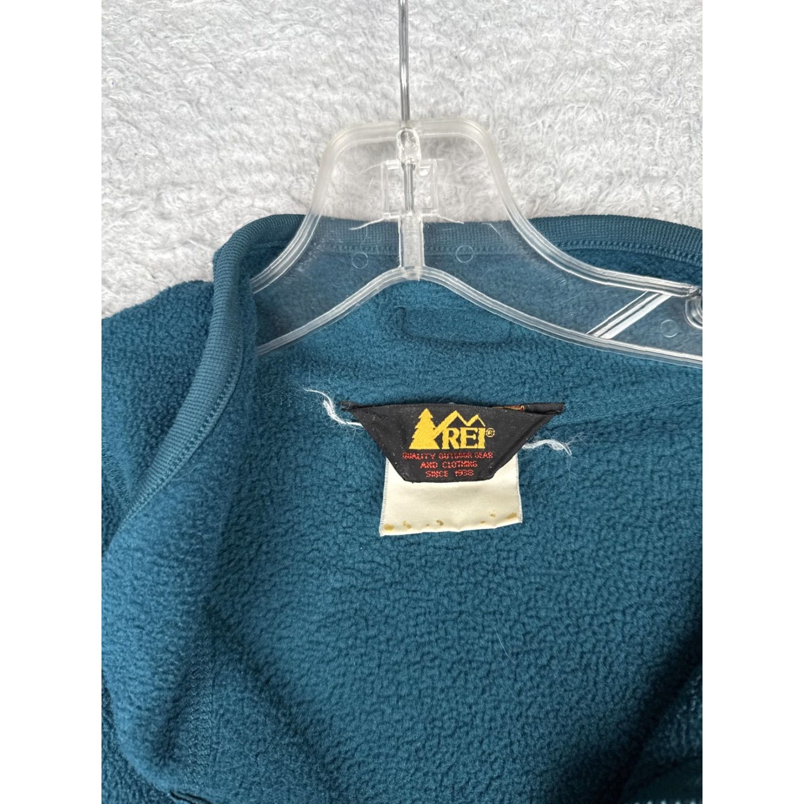 Vintage VINTAGE REI Jacket Mens Large Green Fleece Full Zip 90s Hiking Outdoor READ Size US L / EU 52-54 / 3 - 6 Thumbnail