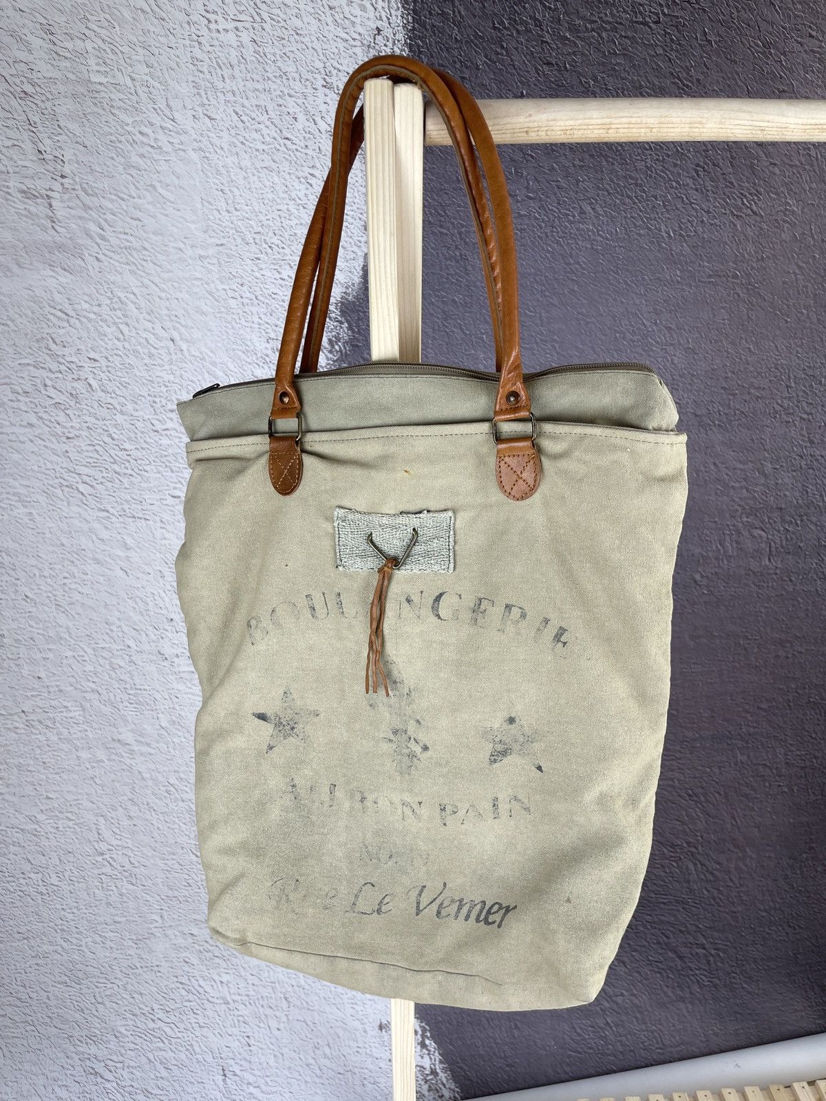 Carpe Diem × Vintage Carpe Diem vintage distressed big logo tote bag Size ONE SIZE - 3 Thumbnail