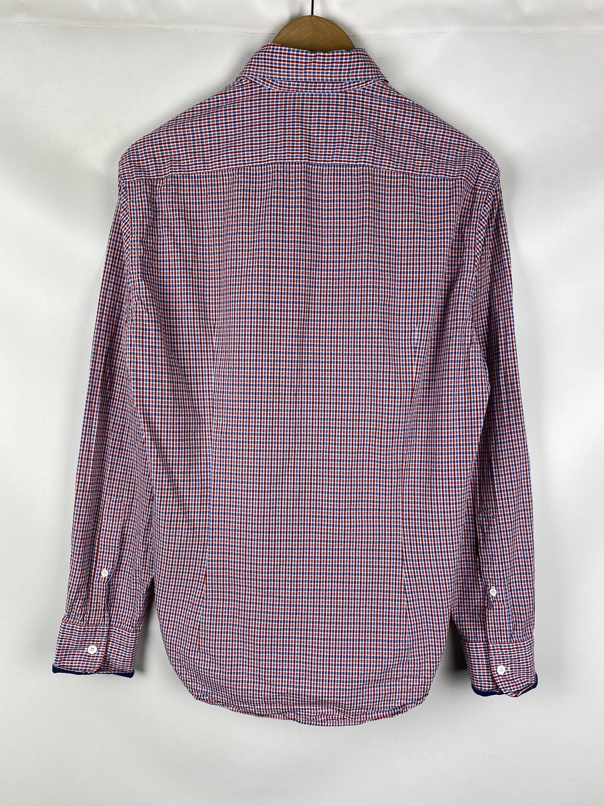 Boggi Boggi Milano men’s long sleeve plaid button up shirt size L Size US L / EU 52-54 / 3 - 15 Thumbnail