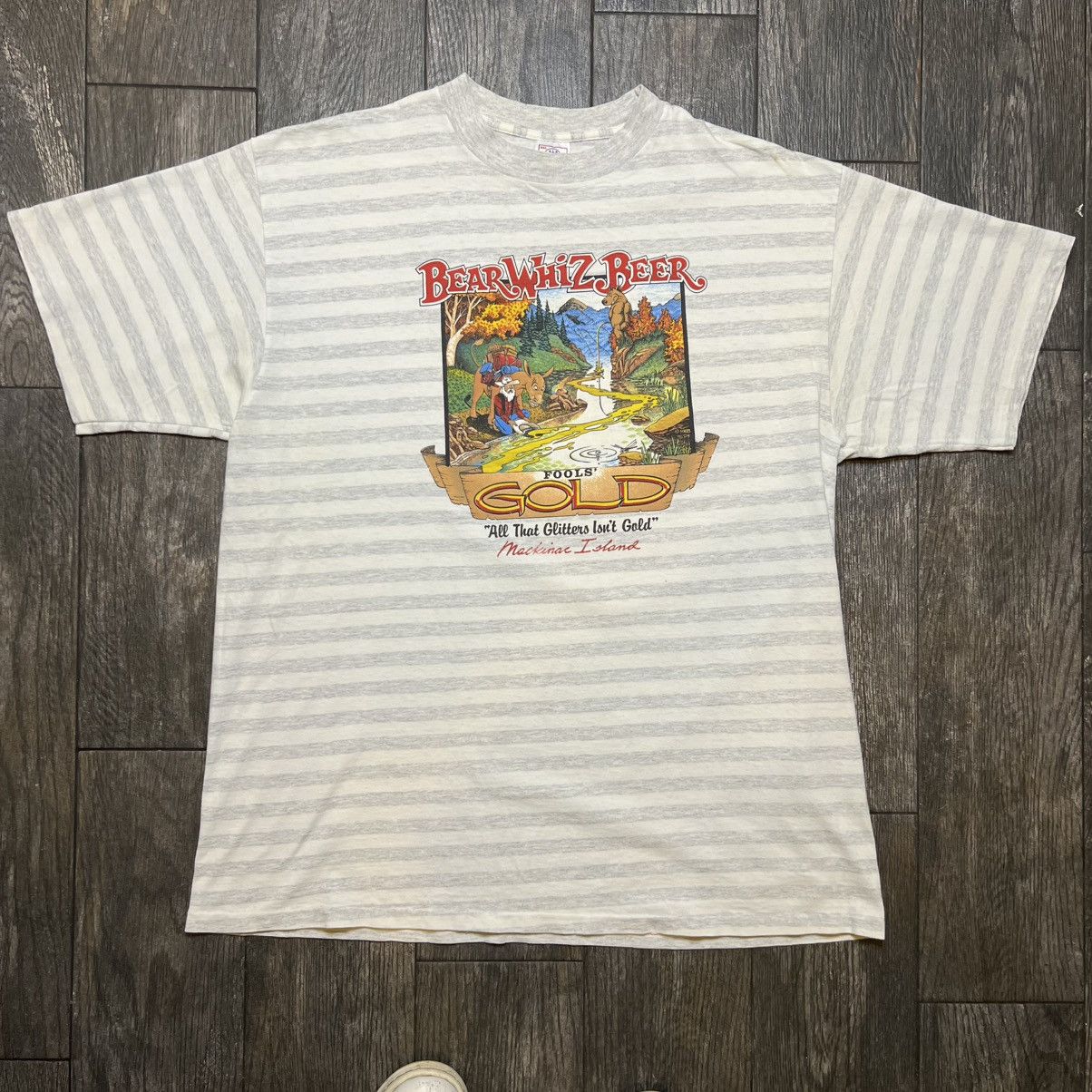 Vintage Vintage Bear Whiz Beer t shirt Size US XXS / EU 40 - 1 Thumbnail