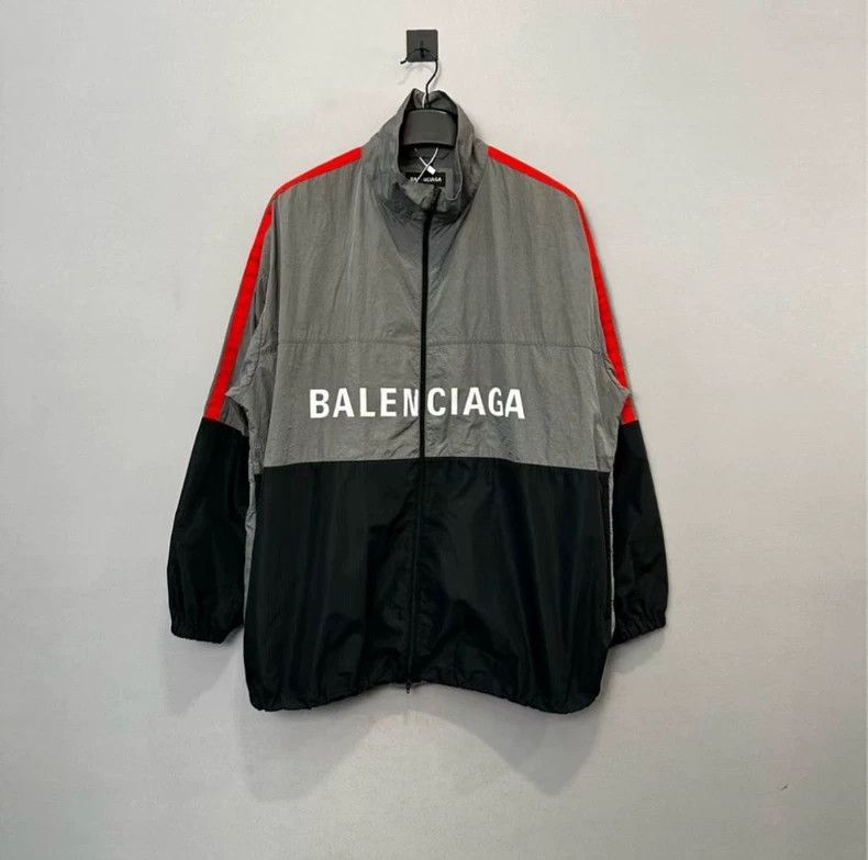 Balenciaga Balenciaga size 46 Black and grey logo patchwork assault j Size US S / EU 44-46 / 1 - 1 Thumbnail