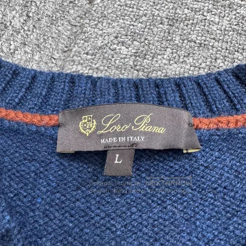 Loro Piana Loro Piana Contrast Color Wool Sweater Size US L / EU 52-54 / 3 - 3 Thumbnail