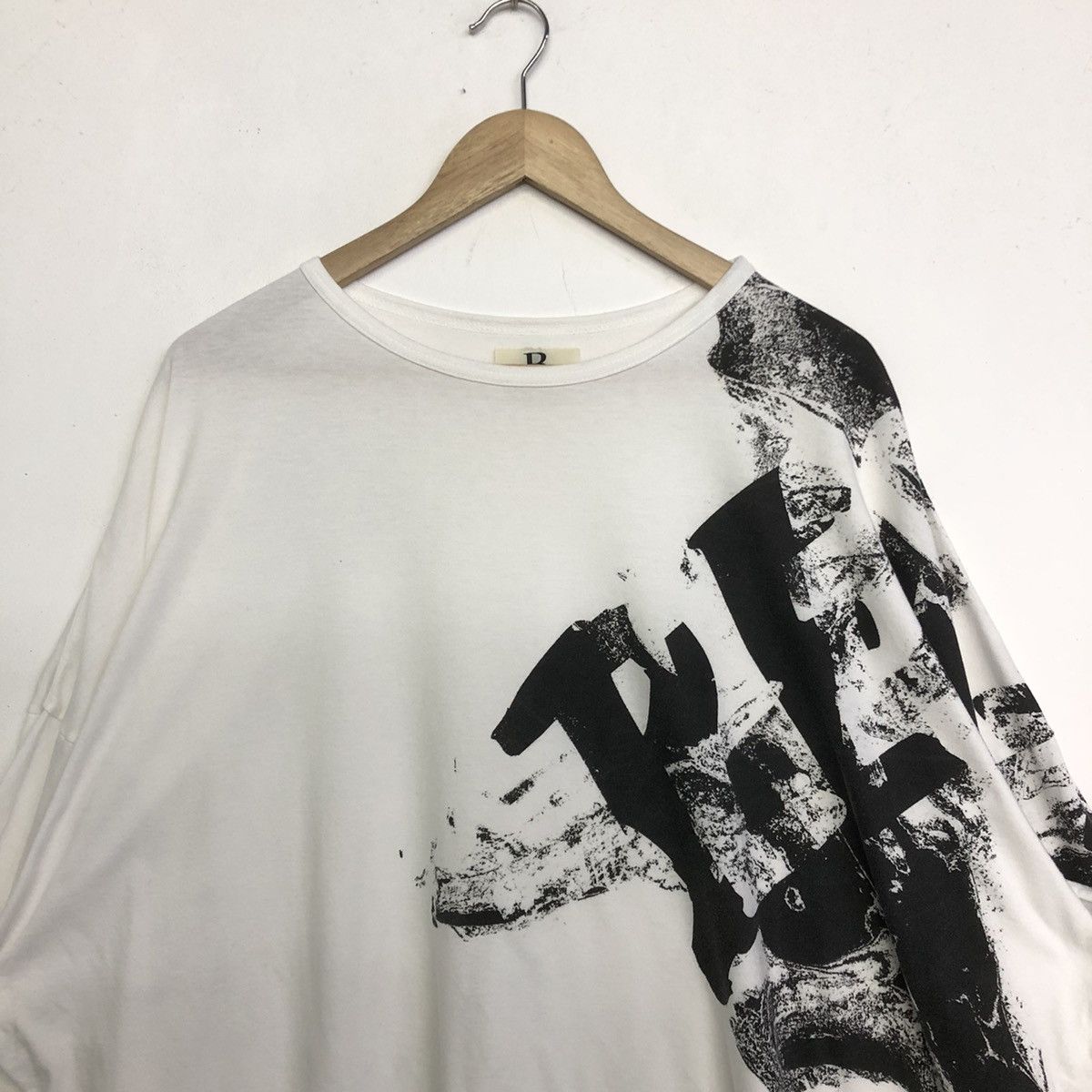 Yohji Yamamoto B Yohji Yamamoto "BEAST" DOLMAN DOUBLE LAYERED SLEEVE TEE Size US L / EU 52-54 / 3 - 3 Thumbnail