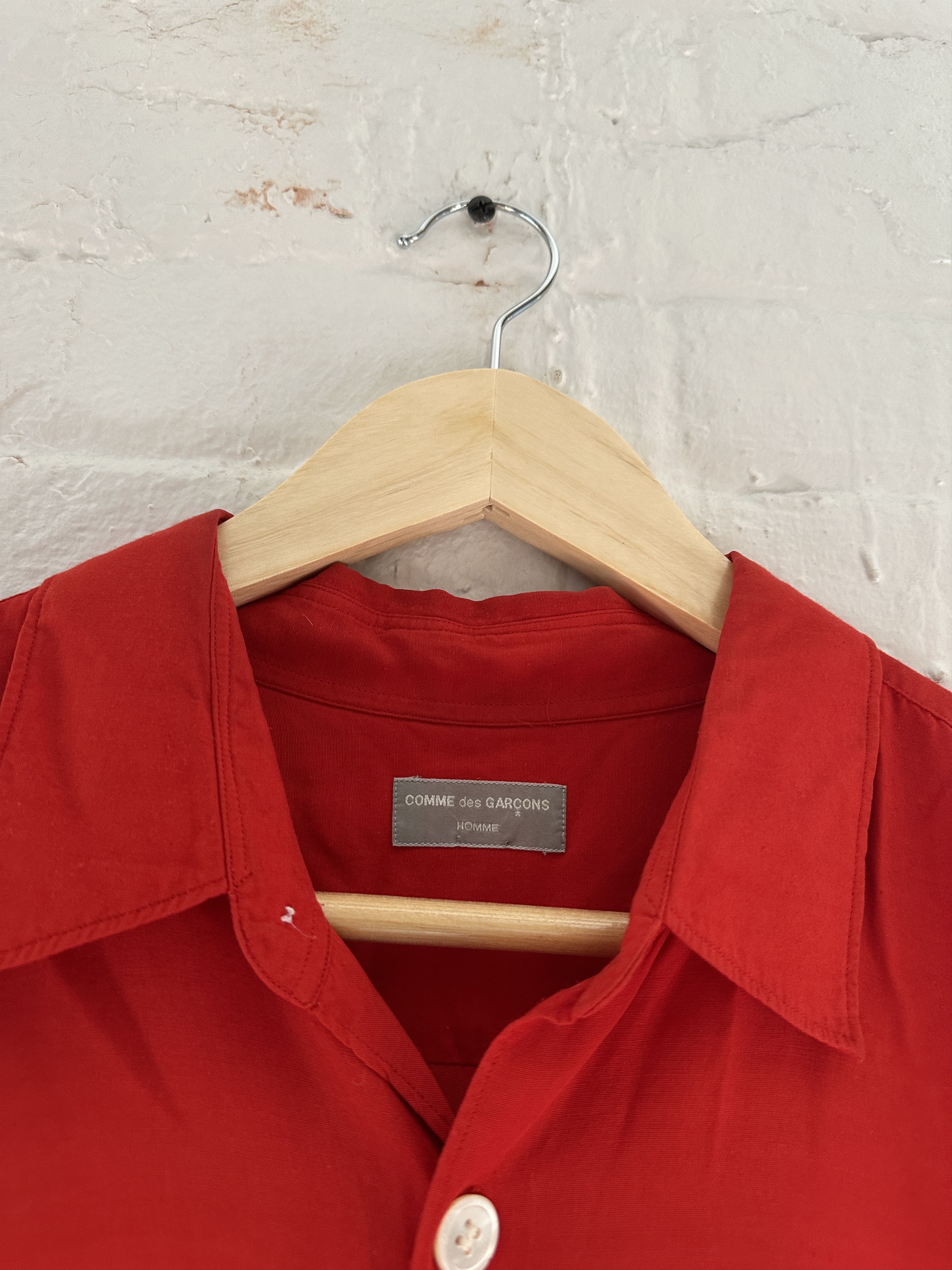 Comme des Garcons Comme des Garcons Homme Short Sleeve Button Up Shirt Size US XXL / EU 58 / 5 - 2 Thumbnail