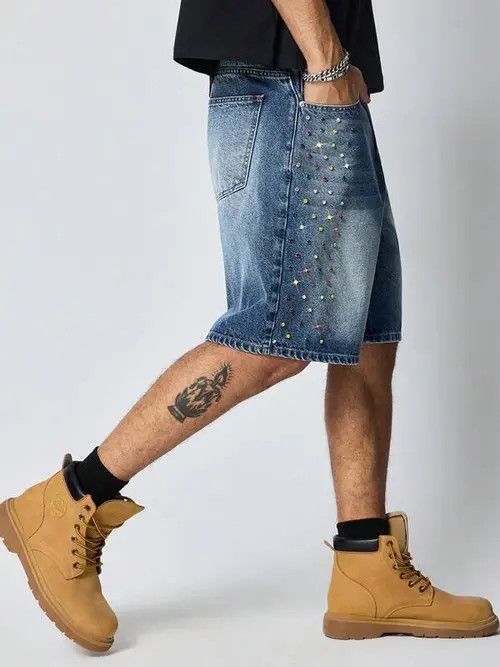 Jean Denim jeans shorts DRIP Trap Size US 34 / EU 50 - 4 Thumbnail