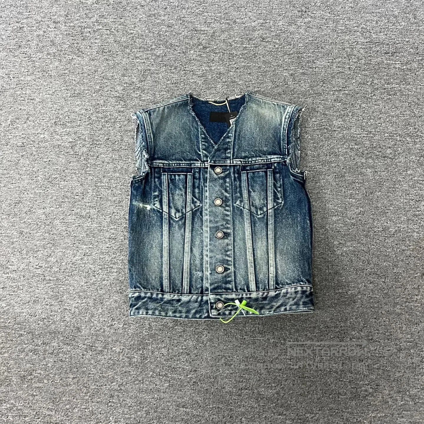 Saint Laurent Paris Saint Laurent SLP Denim Vest XS. Size XS / US 0-2 / IT 36-38 - 1 Thumbnail