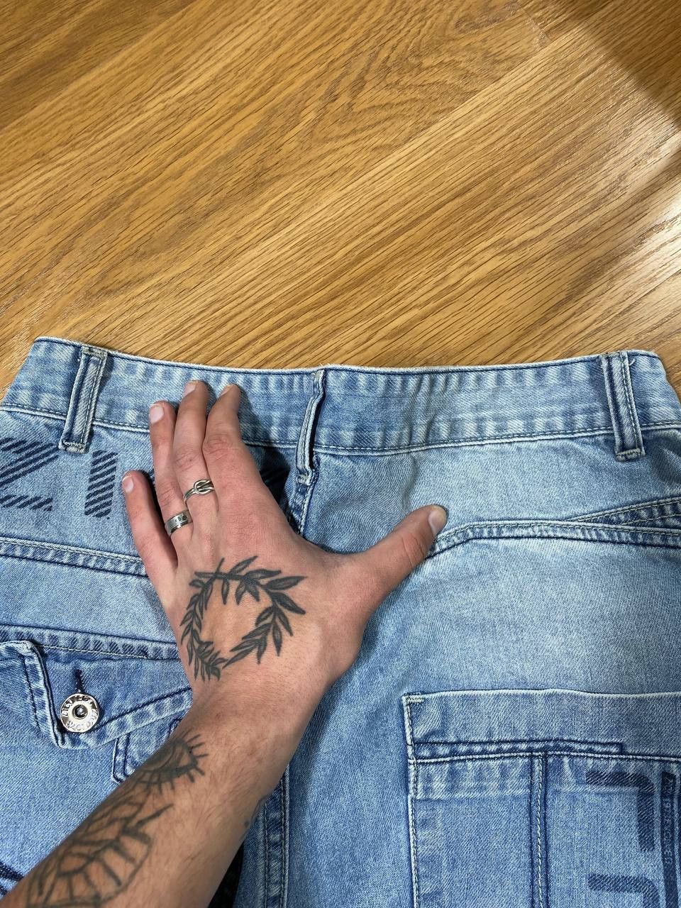 Japanese Brand Japanese Style Multipocket Bondage Distressed Washed Jeans Size US 34 / EU 50 - 5 Thumbnail