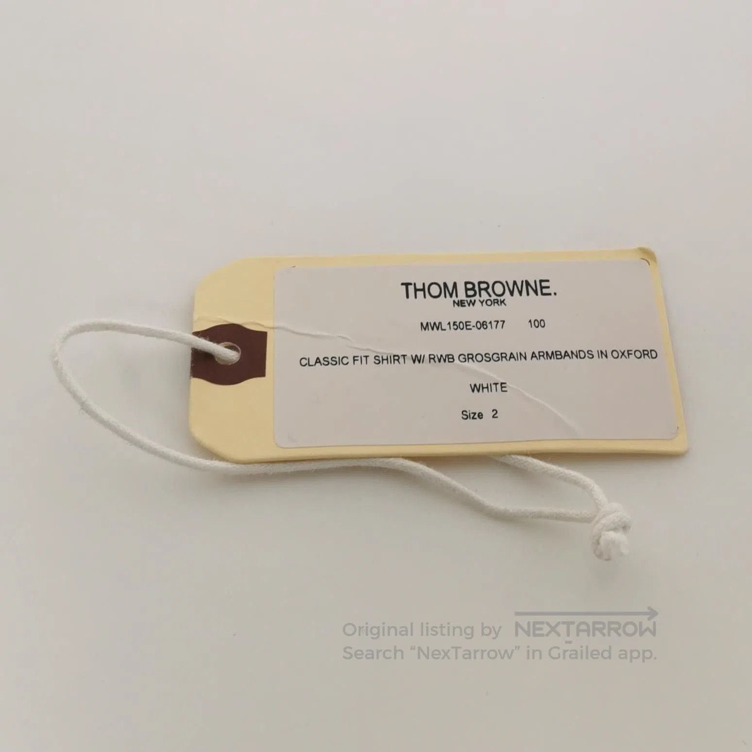 Thom Browne Thom Browne White Striped Sleeve Button. Size US M / EU 48-50 / 2 - 2 Thumbnail