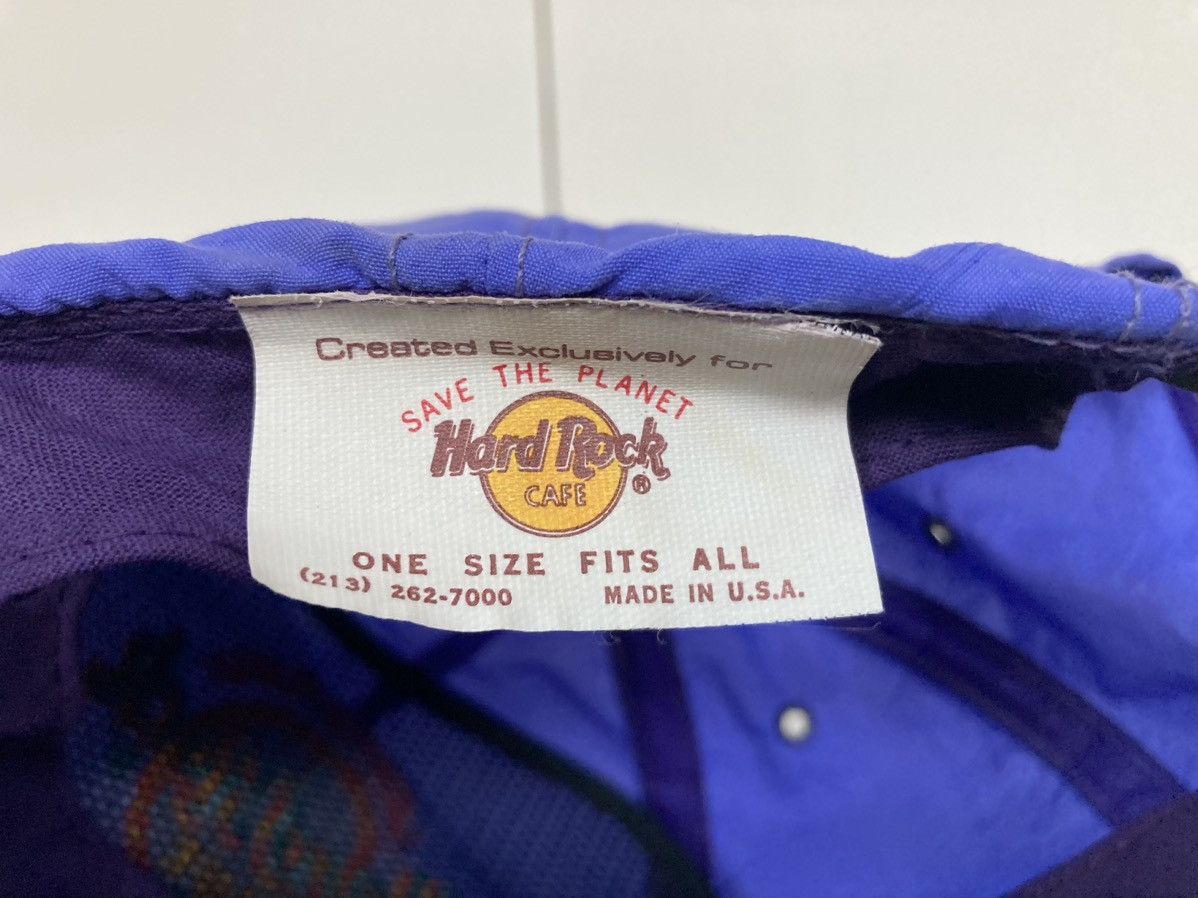 Hard Rock Cafe × Vintage HARD ROCK CAFE LAS VEGAS HAT CAP SAVE THE PLANET VINTAGE 90S Size ONE SIZE - 9 Thumbnail