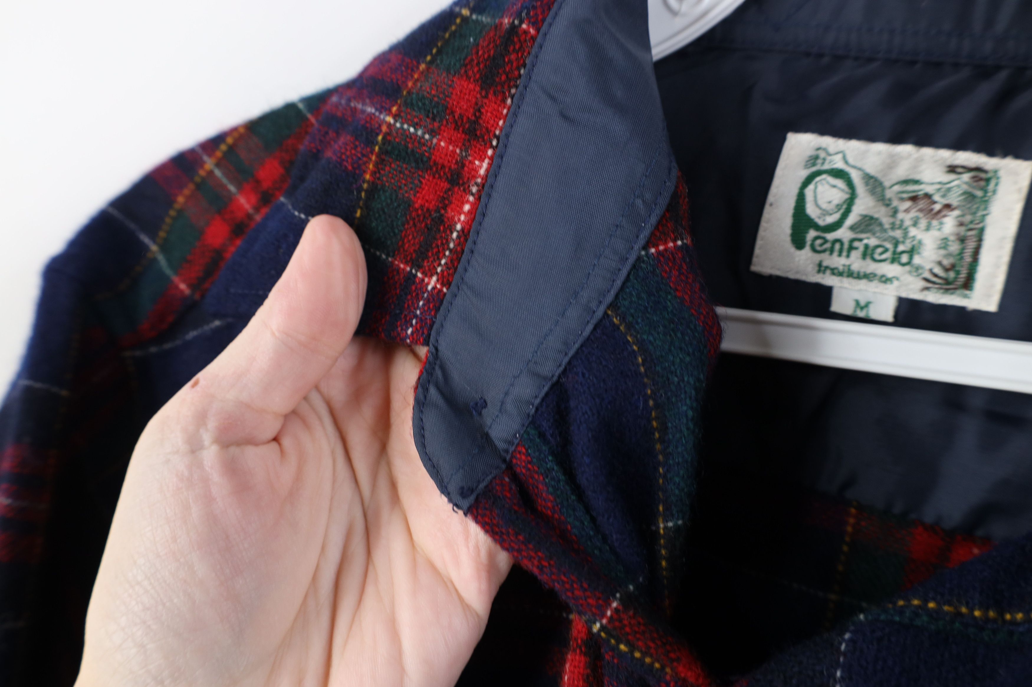 Vintage Vintage 70s Streetwear Knit Board Button Shirt Plaid Size US M / EU 48-50 / 2 - 9 Thumbnail