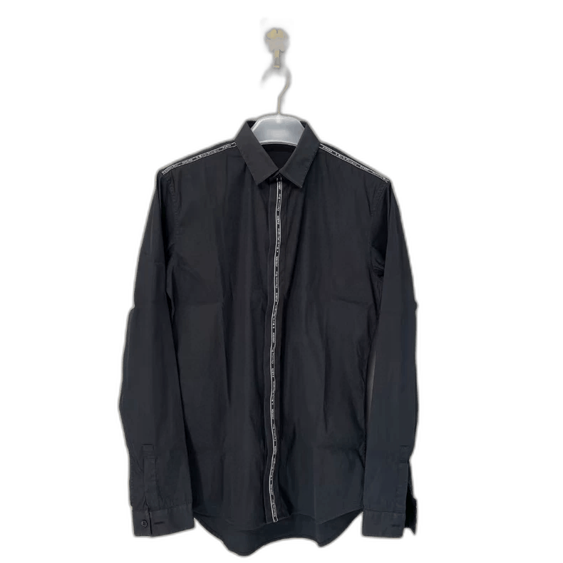 Dior Dior Atelier Black Logo Long Sleeve Shirt-2505 Size US M / EU 48-50 / 2 - 1 Thumbnail