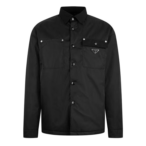 Prada Logo Overshirt Size US S / EU 44-46 / 1 - 1 Thumbnail