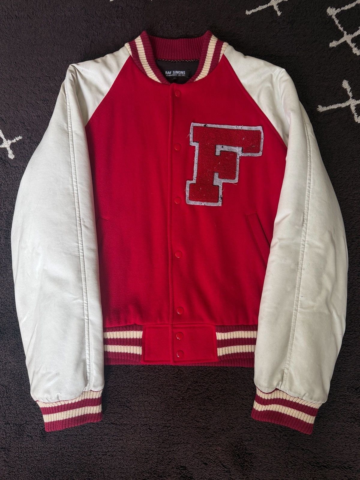 Raf Simons Raf Simons AW2002-2003 Virgina Creeper varsity jacket Size US L / EU 52-54 / 3 - 1 Thumbnail