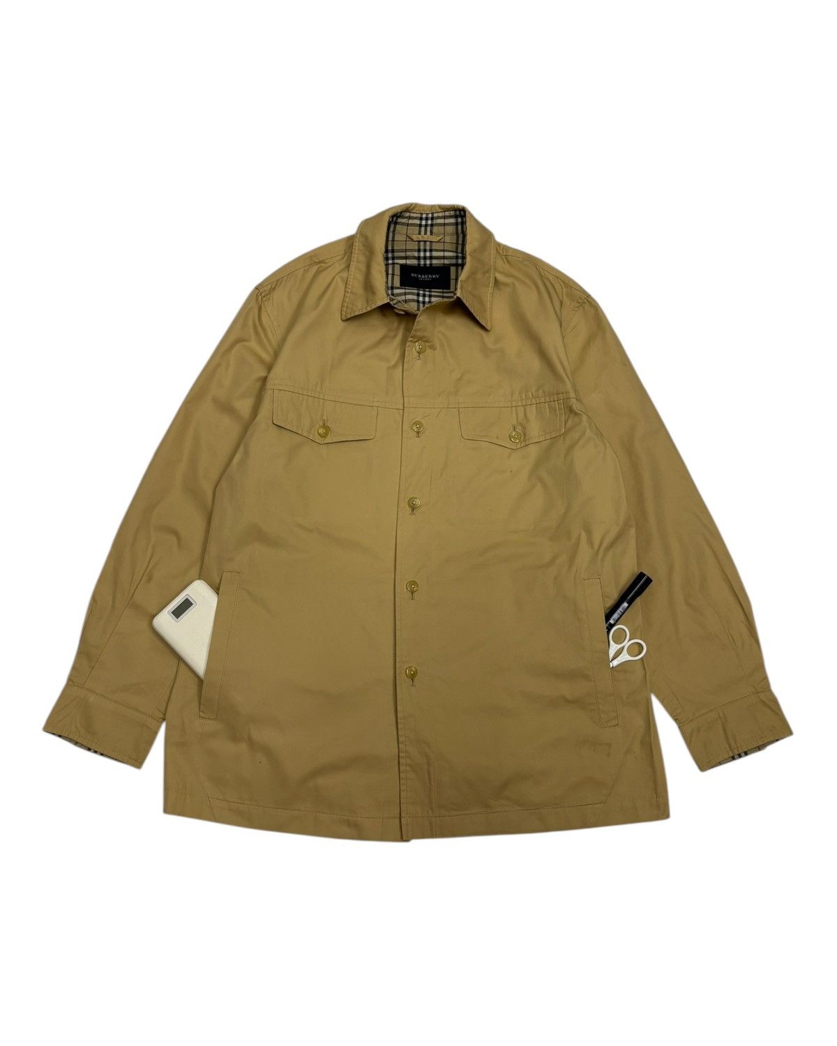 Burberry Vintage Burberry London Check Lightweight Jacket Size US L / EU 52-54 / 3 - 6 Thumbnail