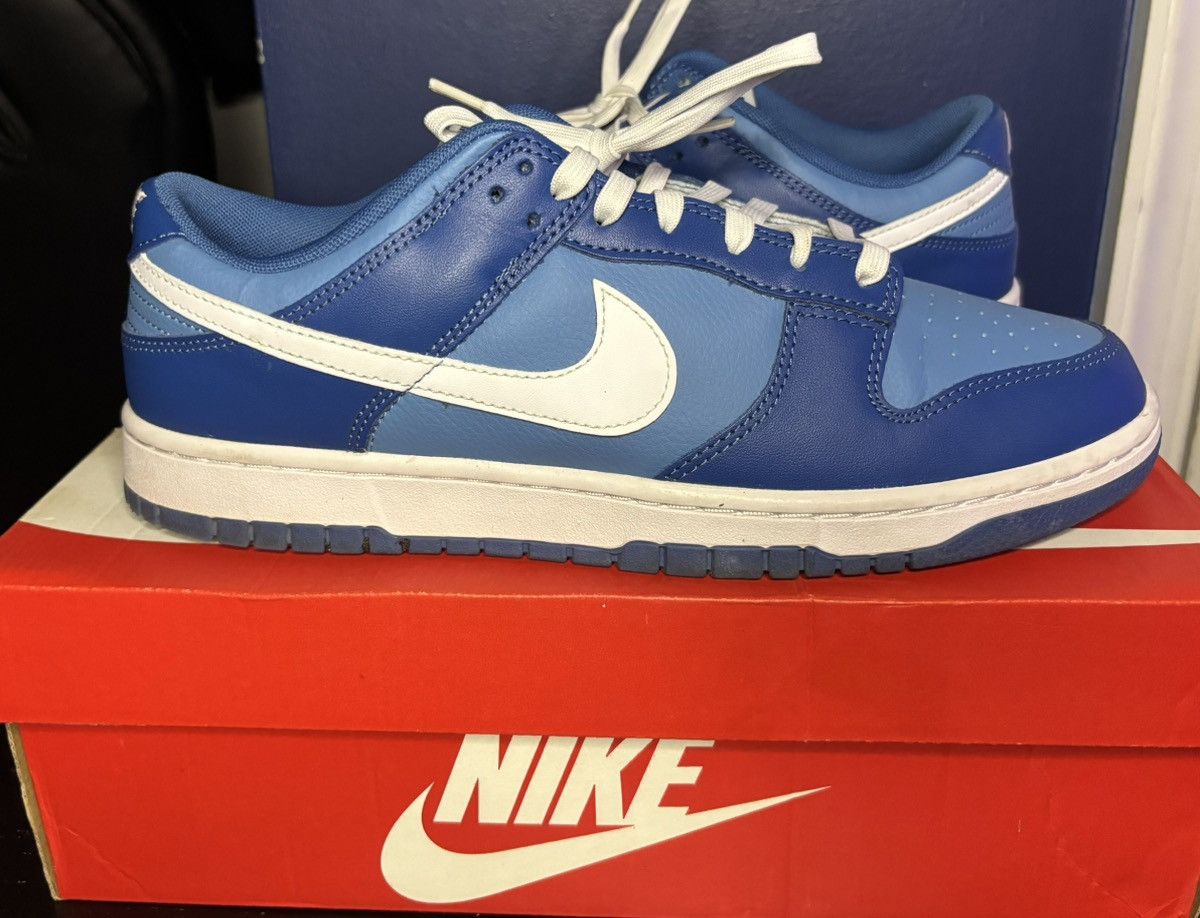Nike Dark Marina Blue Dunks Low Size US 11 / EU 44 - 2 Thumbnail