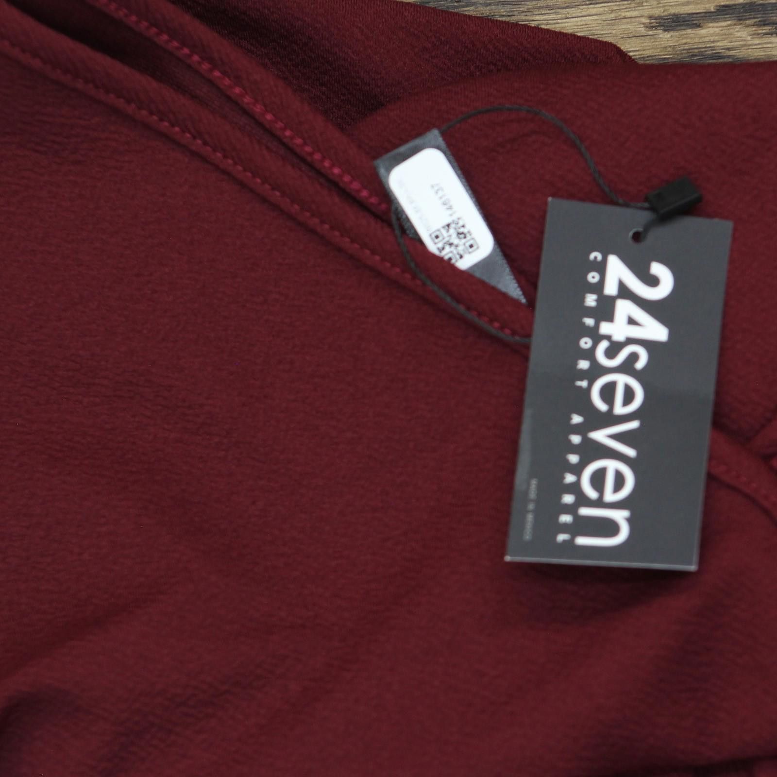 Other Nwt 24seven Comfort Apparel Low Party Dress Burgundy Red 3x Size 3XL / US 20-22 - 3 Thumbnail