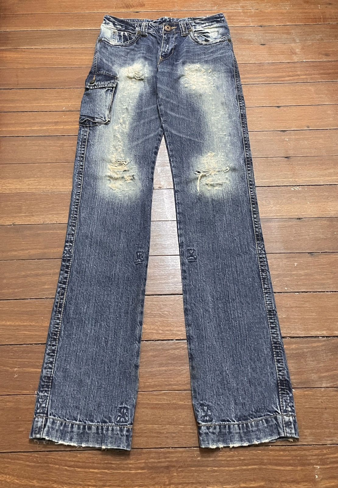 Japanese Brand × Le Grande Bleu (L.G.B.) × Vintage Rare Design Vintage Japanese Brand 2006 Jeans 1990s Size US 32 / EU 48 - 1 Thumbnail