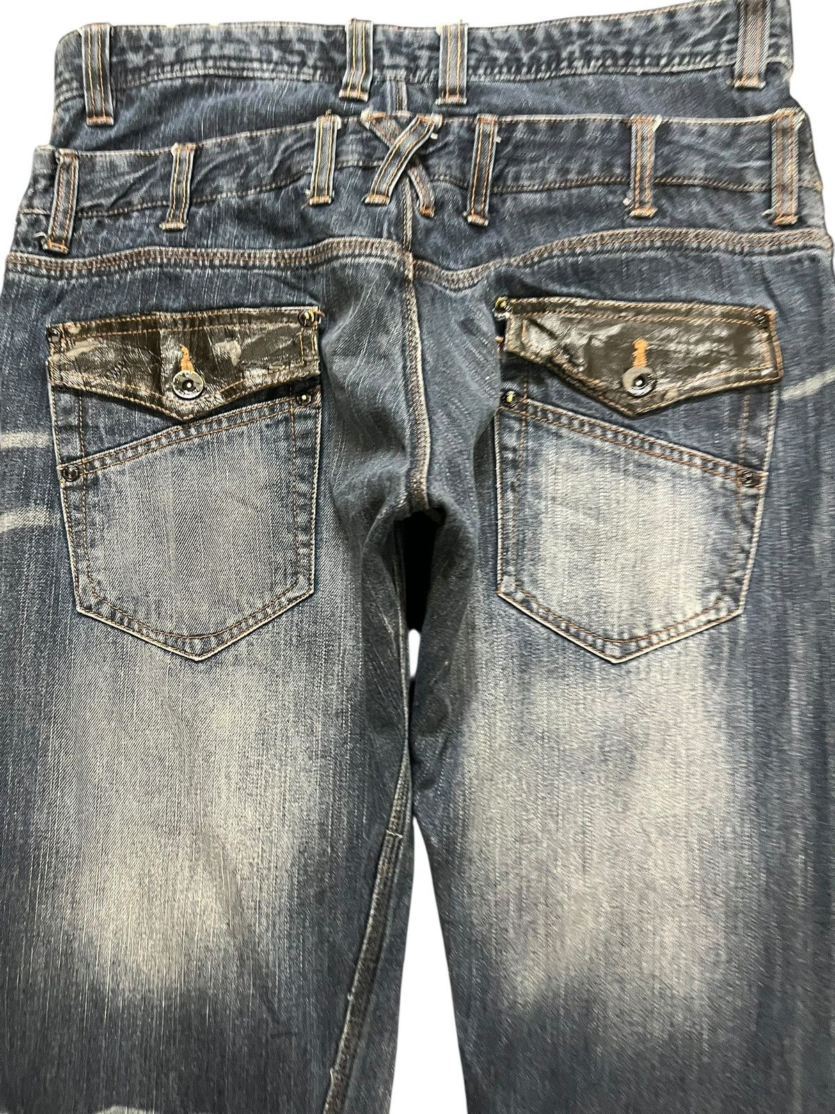 Hysteric Glamour Vintage Double Focus Double Waist Grunge Denim Size US 33 - 8 Thumbnail