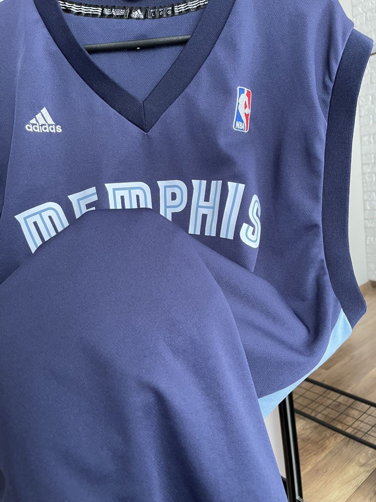 NBA Adidas Memphis Grizzlies Gasol Vintage NBA Jersey T-Shirt Size US L / EU 52-54 / 3 - 15 Thumbnail