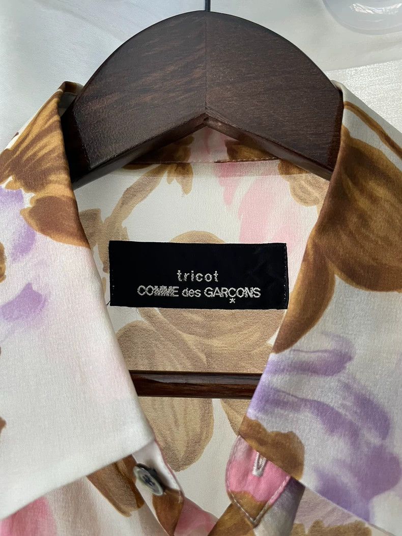 Comme des Garcons Comme des Garçons Medieval Ladies Floral Long Sleeve Shirt Size ONE SIZE - 5 Thumbnail