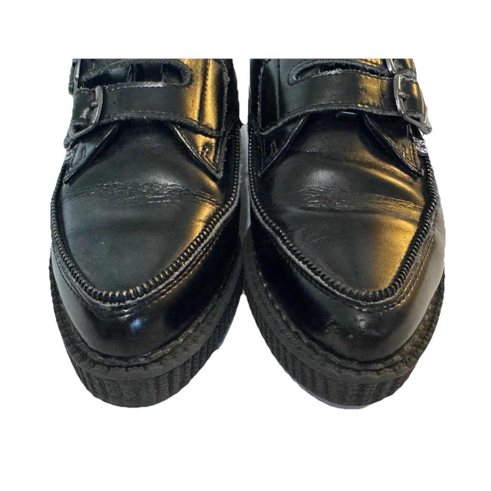 Other T.U.K Viva Mondo Cow Hair Leather Pointed Creeper Shoes 3/5 Size US 5 / IT 35 - 4 Thumbnail