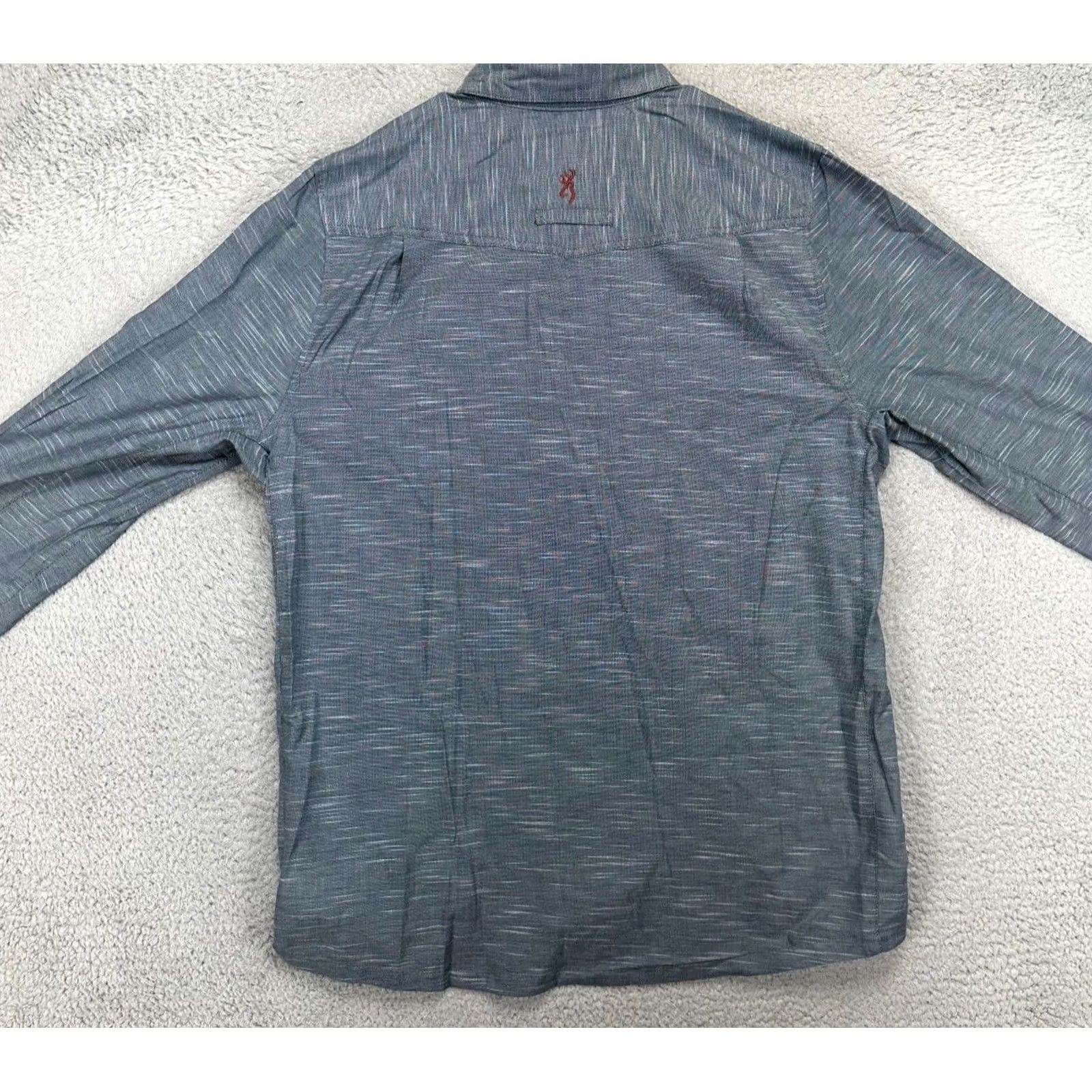 Vintage John M Browning Shirt Adult XL Gray Heather Button Up Outdoor Pocket Mens NEW Size US XL / EU 56 / 4 - 3 Thumbnail