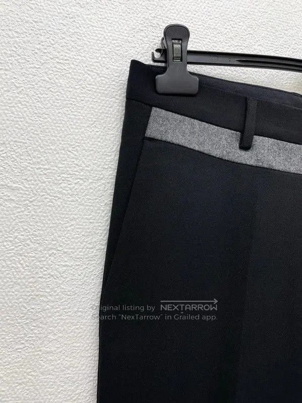 Neil Barrett Neil Barrett Black Wool Blend Casual Pants . Size US 30 / EU 46 - 4 Thumbnail